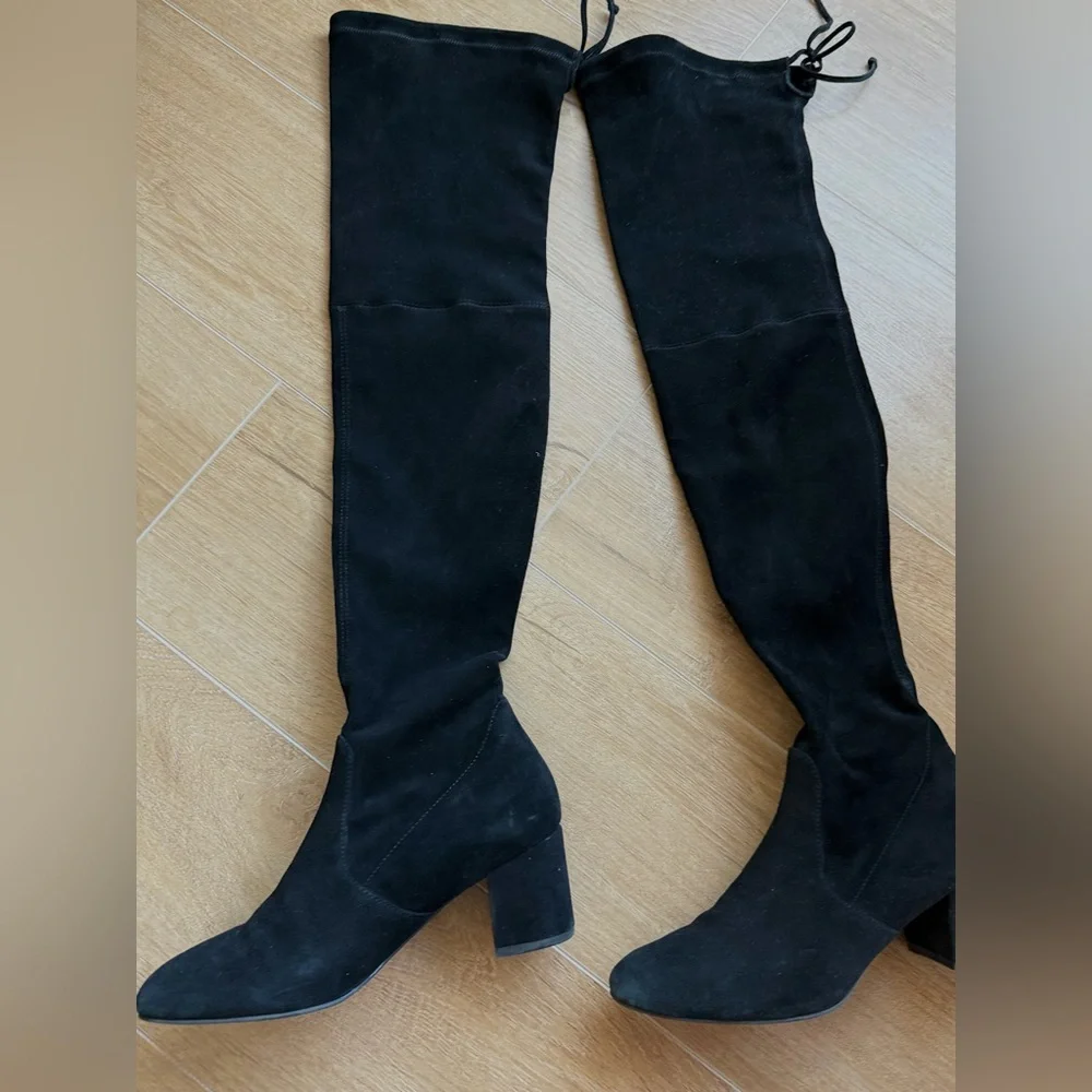 Stuart weitzman  Elegant Black Knee-High Women's Boots